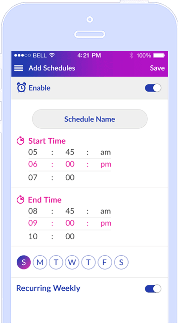 Intuitive App Scheduling